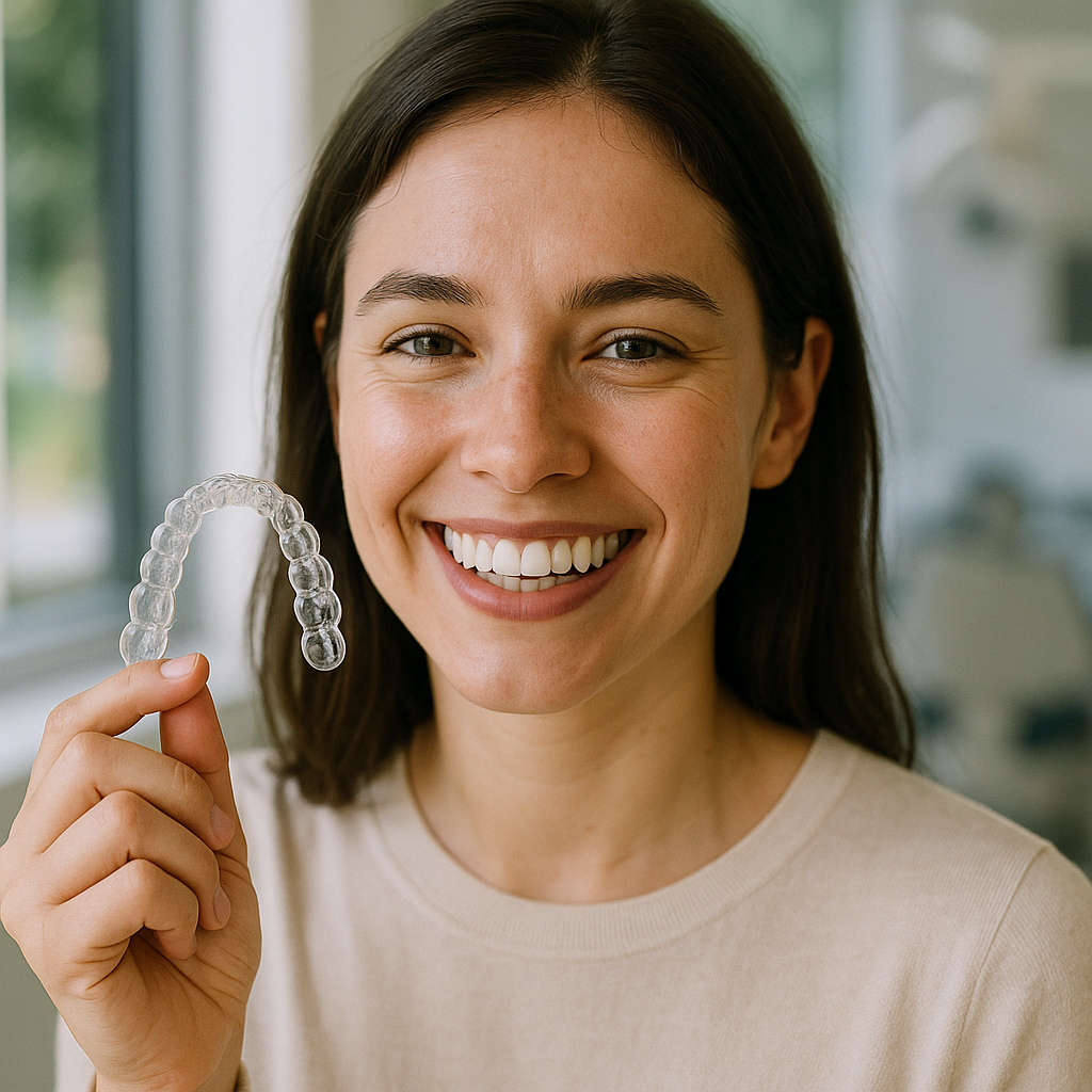 Riverside Invisalign clear aligner tray