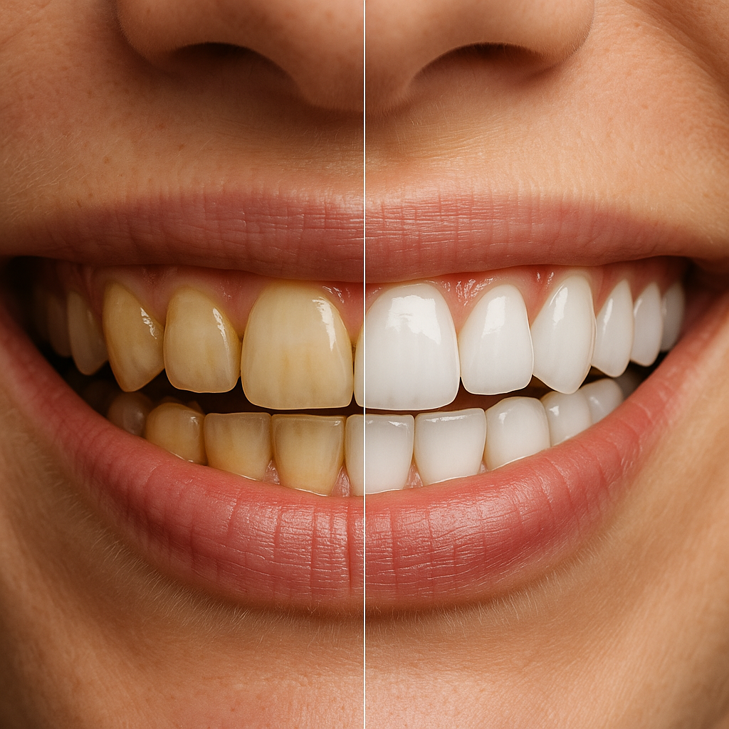 Riverside professional teeth whitening before and after